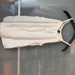 Gap braid trim tank top